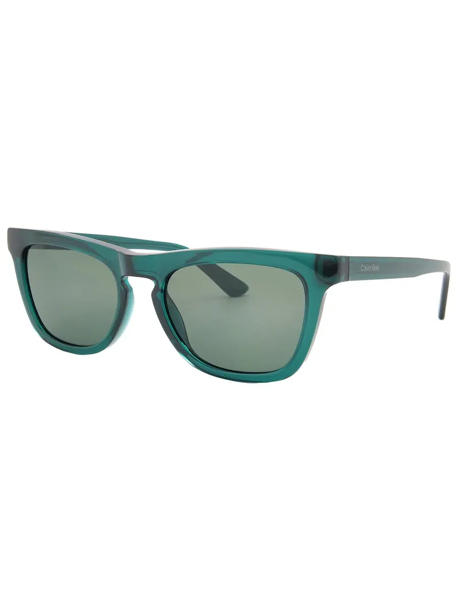 Женские солнцезащитные очки Calvin Klein Green Square CK23535S 300 53 — изображение 3 из 5, зеленый