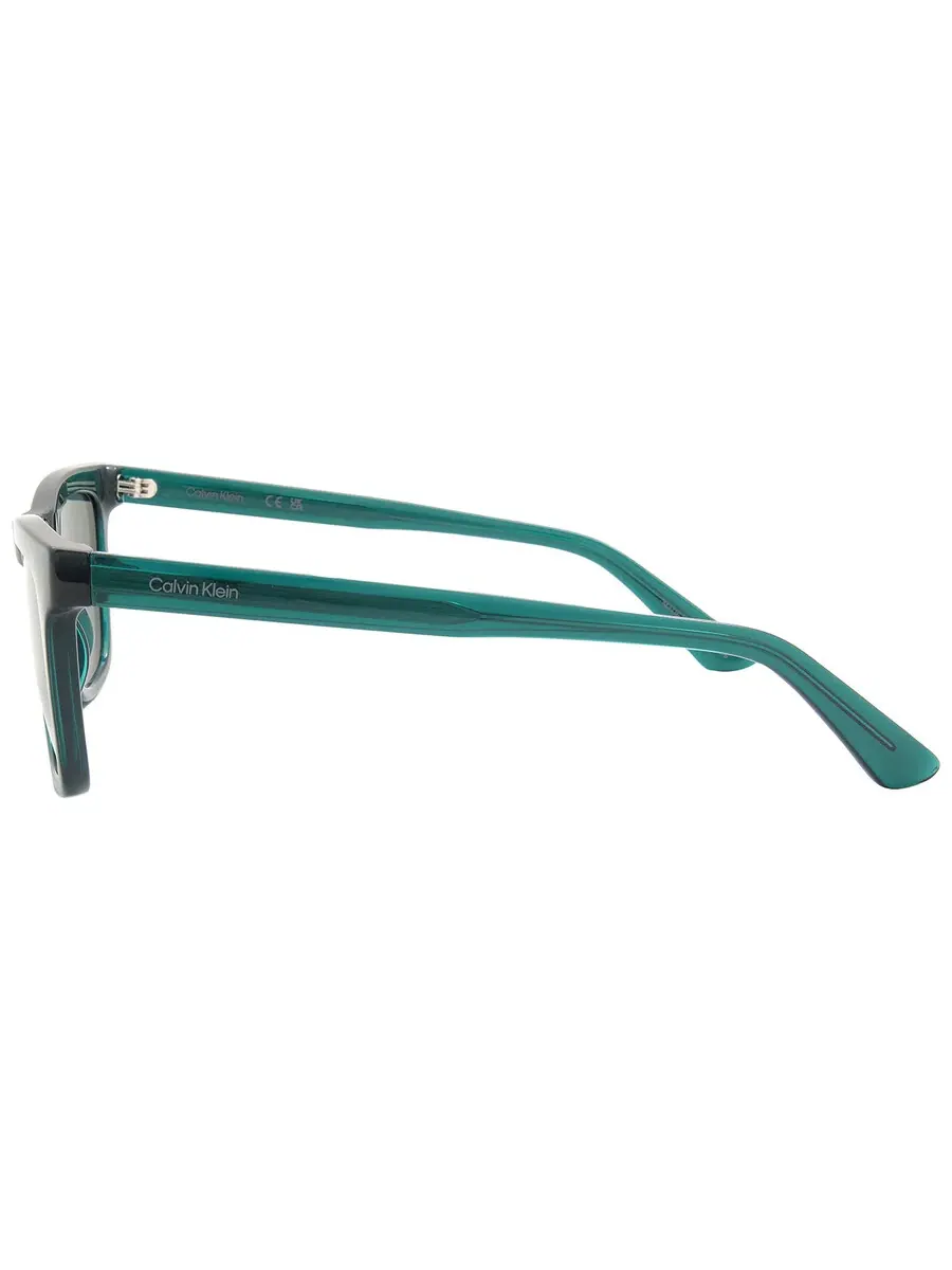 Женские солнцезащитные очки Calvin Klein Green Square CK23535S 300 53 — изображение 4 из 5, зеленый