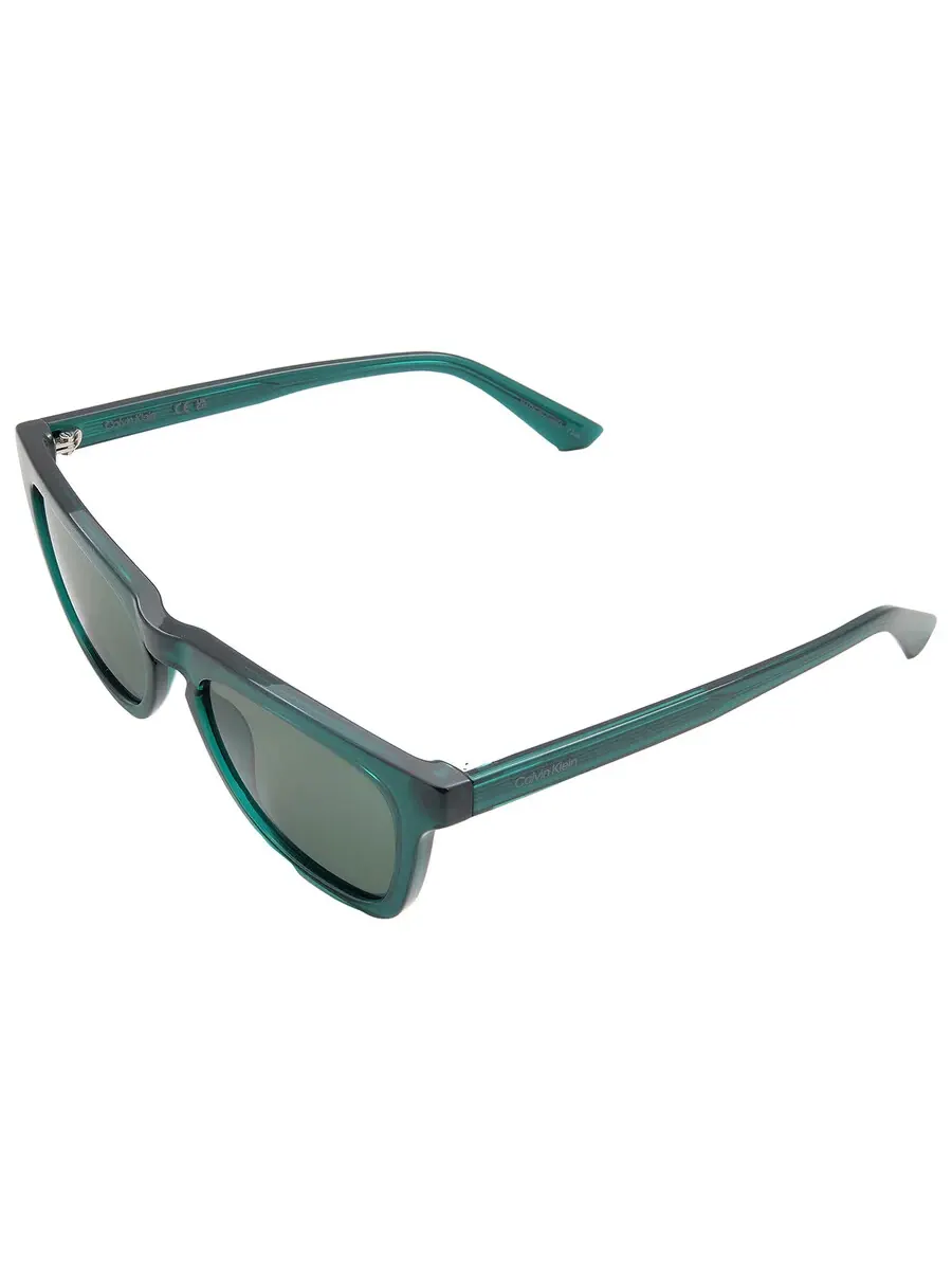 Женские солнцезащитные очки Calvin Klein Green Square CK23535S 300 53 — изображение 5 из 5, зеленый