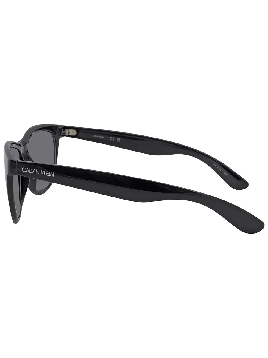 Солнцезащитные очки для мужчин Calvin Klein Grey Oval CK19567S 001 56 — изображение 4 из 4, черный
