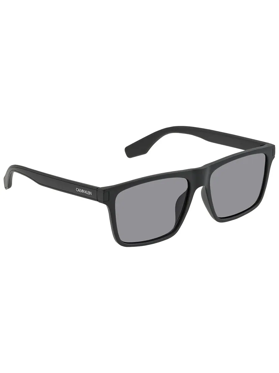 Мужские солнцезащитные очки Calvin Klein серого цвета Sport CK20521S 310 56 — изображение 3 из 4, черный