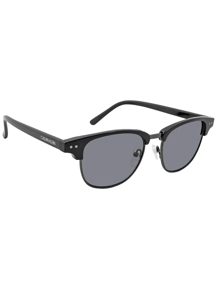 Солнцезащитные очки для мужчин Calvin Klein Grey Square CK20314S 001 51 — изображение 3 из 4, серый