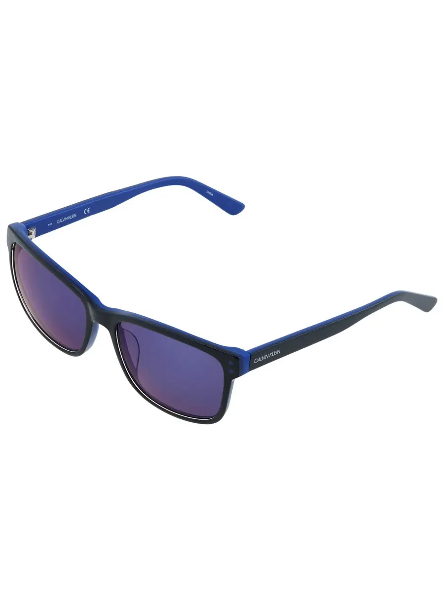 Женские солнцезащитные очки Calvin Klein Smoke Square CK18508SG 003 57 — изображение 3 из 4, черный