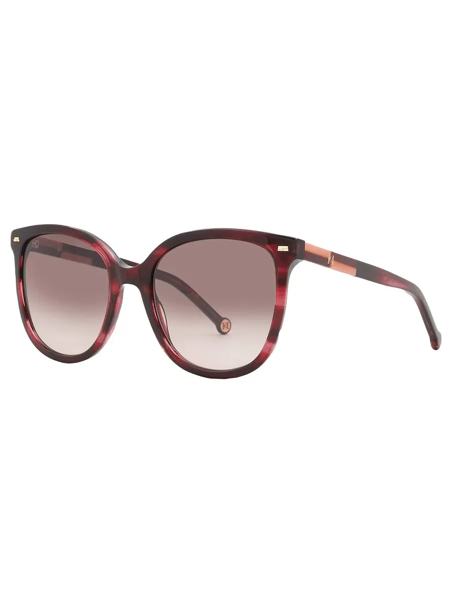 Женские солнцезащитные очки Carolina Herrera коричневые квадратные HER 0136/S 0K4G/HA 55 — изображение 3 из 5, коричневый