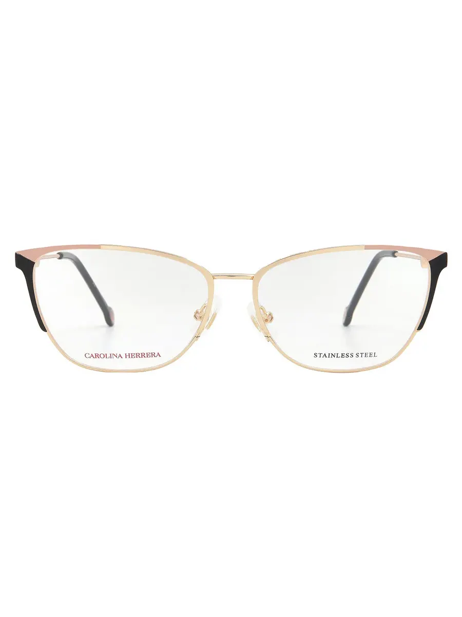 Женские очки Carolina Herrera Demo Cat Eye HER 0116 02M2 57 — золотистый