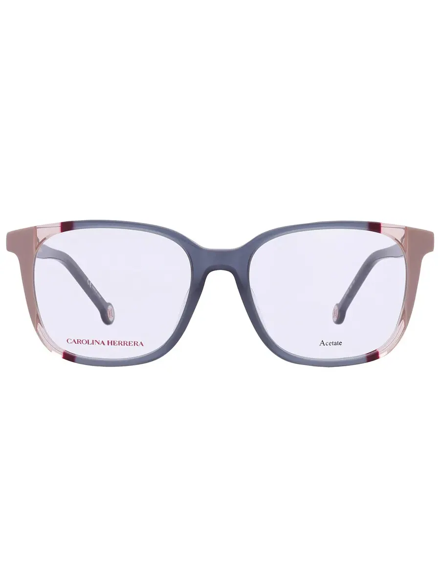 Женские прямоугольные очки Carolina Herrera Demo CH 0065 0HBJ 52 — синий