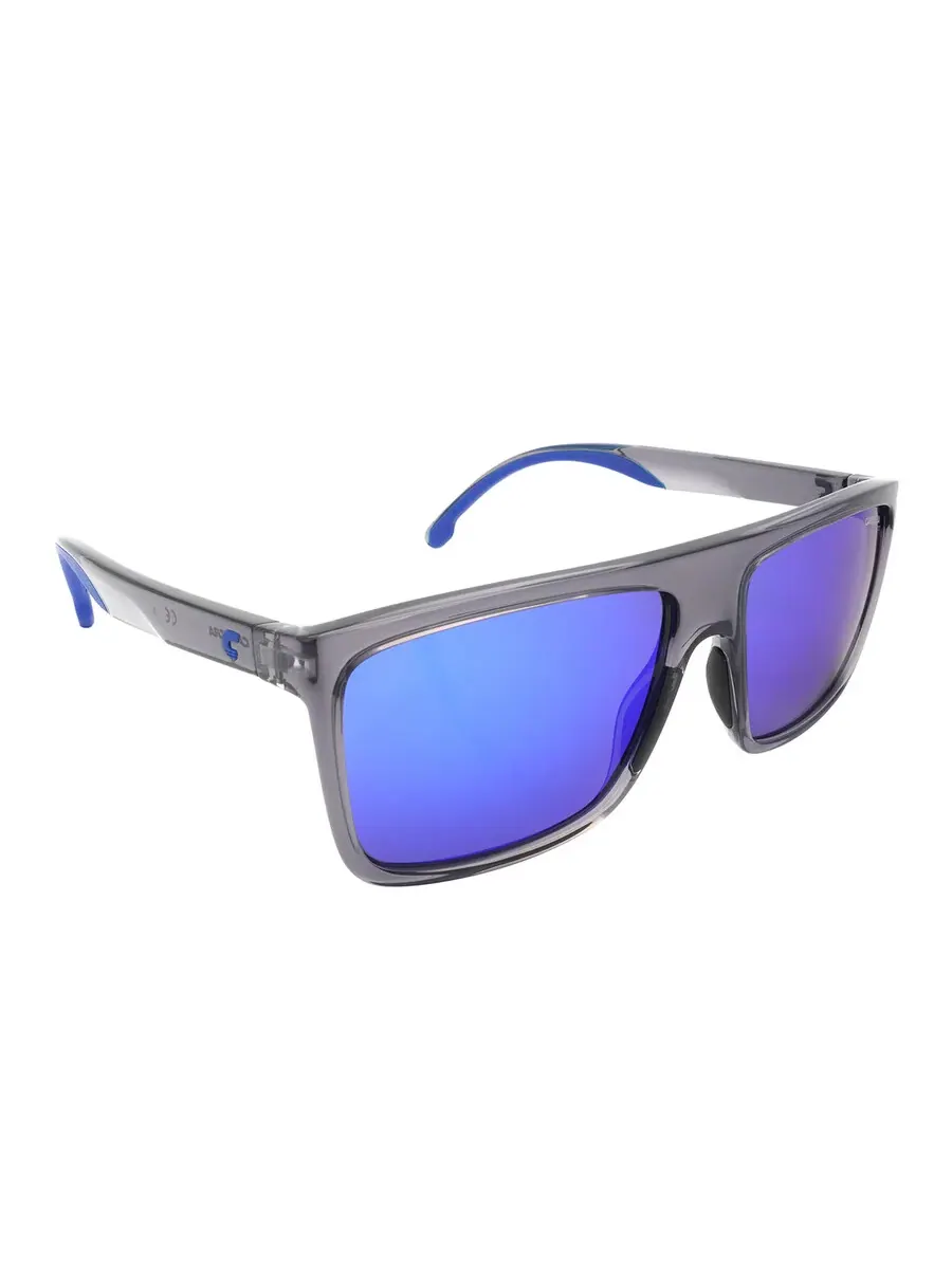 Мужские солнцезащитные очки Carrera Blue Multilayer Browline CARRERA 8055/S 0KB7/Z0 58 — изображение 2 из 3, серый