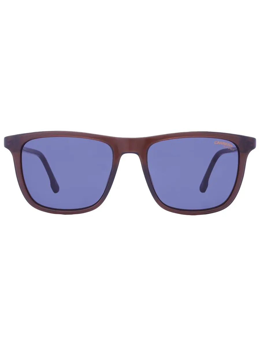 Прямоугольные мужские солнцезащитные очки Carrera Blue CARRERA 261/S 009Q/KU 53 — коричневый