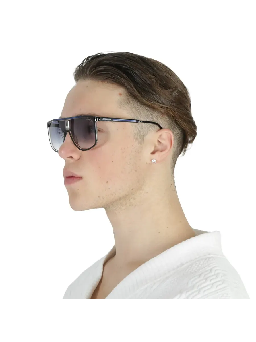 Солнцезащитные очки для мужчин Carrera Blue Shaded Pilot CARRERA 1056/S 0D51/08 61 — изображение 2 из 5, черный