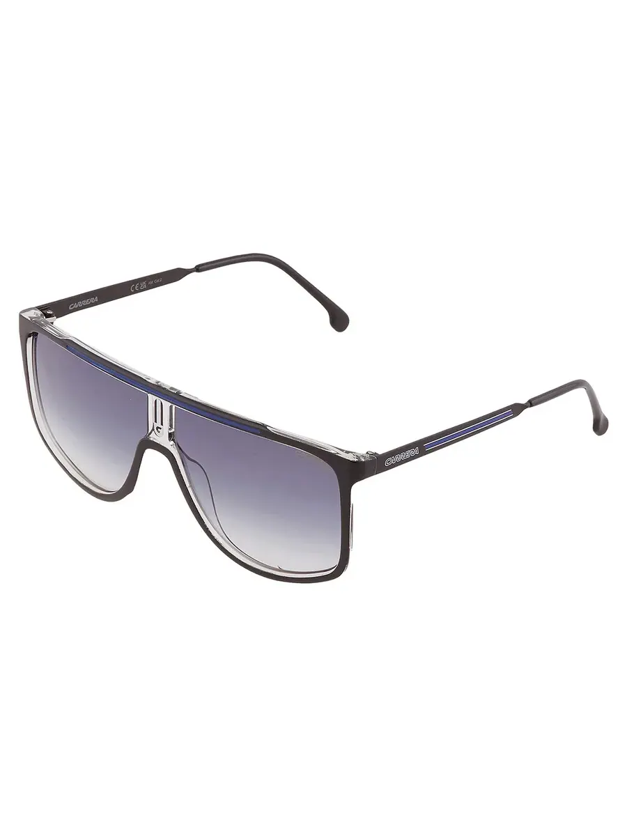 Солнцезащитные очки для мужчин Carrera Blue Shaded Pilot CARRERA 1056/S 0D51/08 61 — изображение 4 из 5, черный