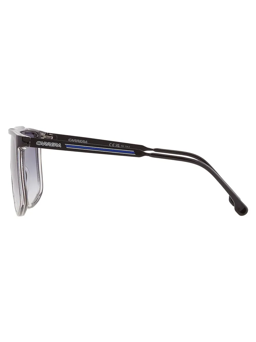 Солнцезащитные очки для мужчин Carrera Blue Shaded Pilot CARRERA 1056/S 0D51/08 61 — изображение 5 из 5, черный