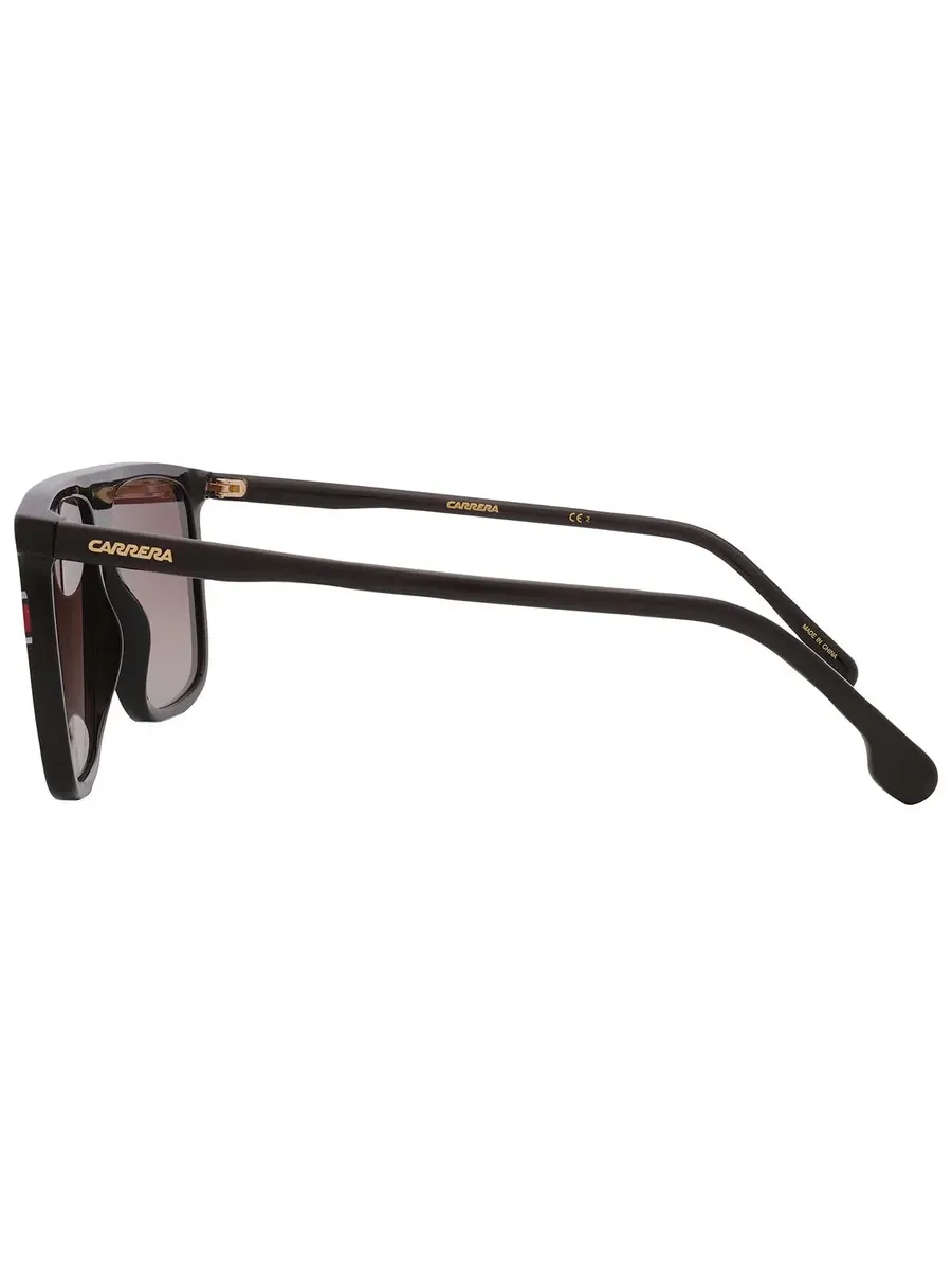 Мужские солнцезащитные очки Carrera Brown Gradient Browline CARRERA 172/N/S 0807/HA 58 — изображение 5 из 5, черный