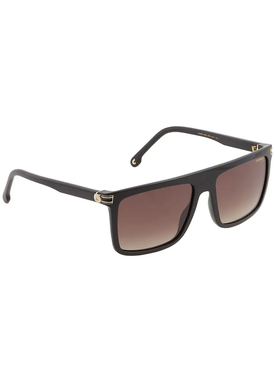 Солнцезащитные очки Carrera Brown Gradient Browline унисекс CARRERA 1048/S 0807/HA 58 — изображение 2 из 3, черный