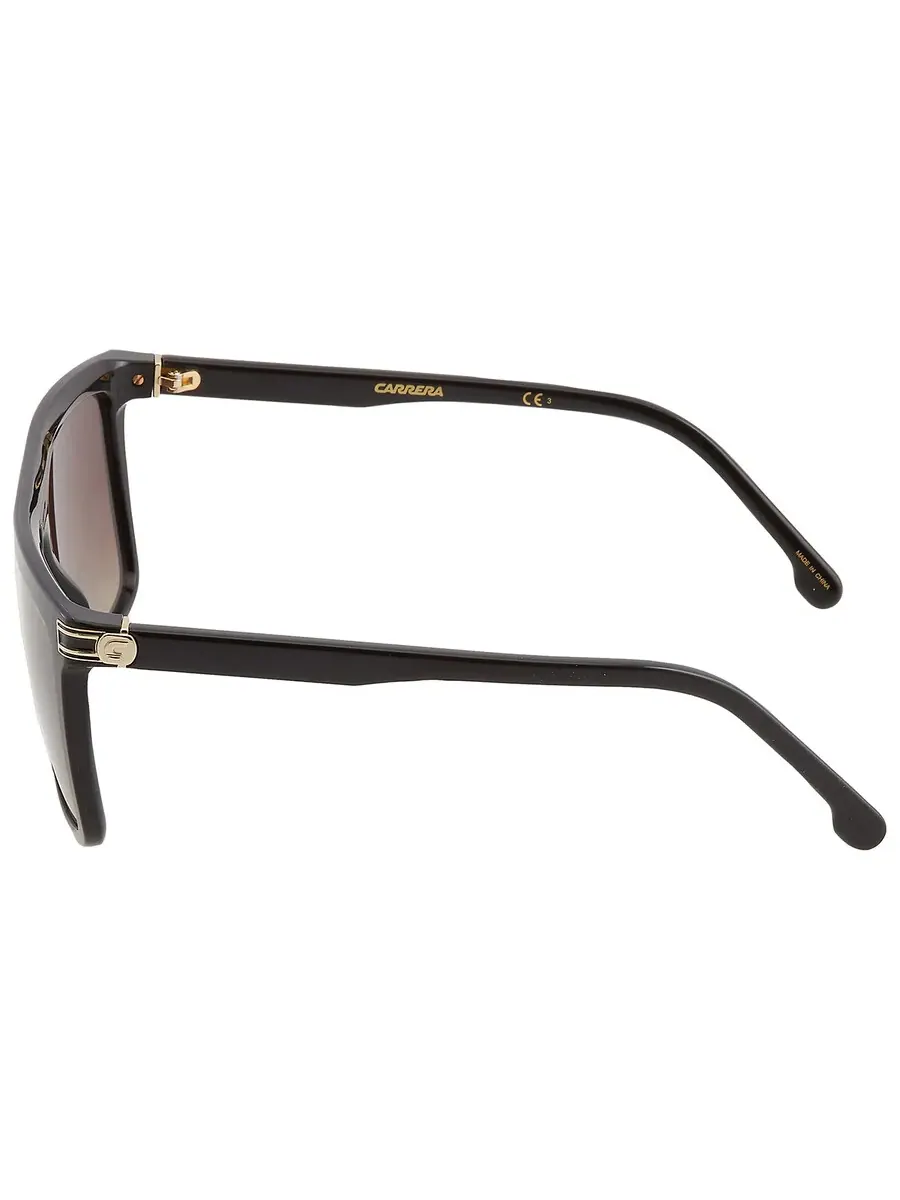 Солнцезащитные очки Carrera Brown Gradient Browline унисекс CARRERA 1048/S 0807/HA 58 — изображение 3 из 3, черный