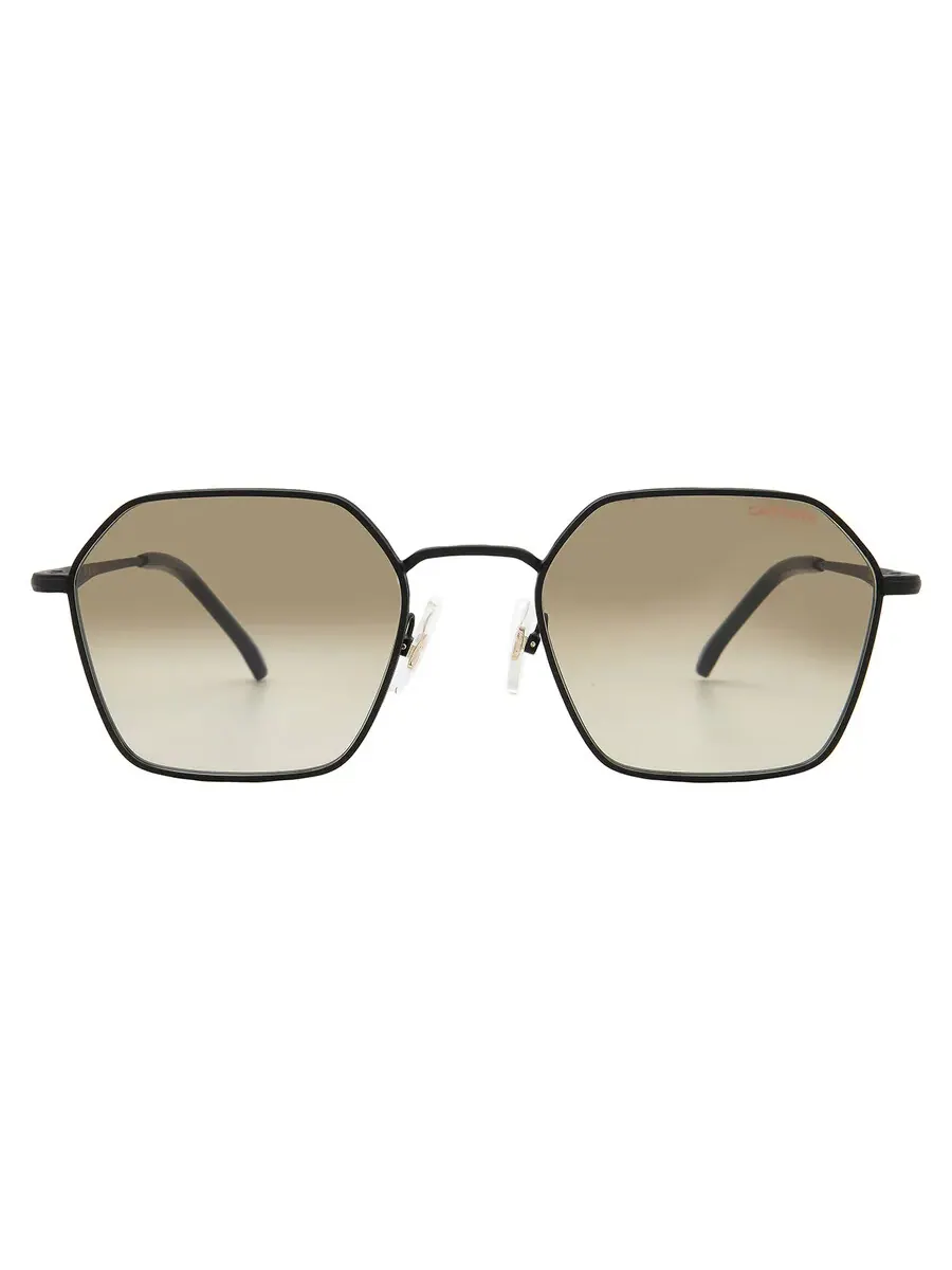 Мужские солнцезащитные очки Carrera Brown Gradient Geometric CARRERA 334/S 0003/86 53 — черный