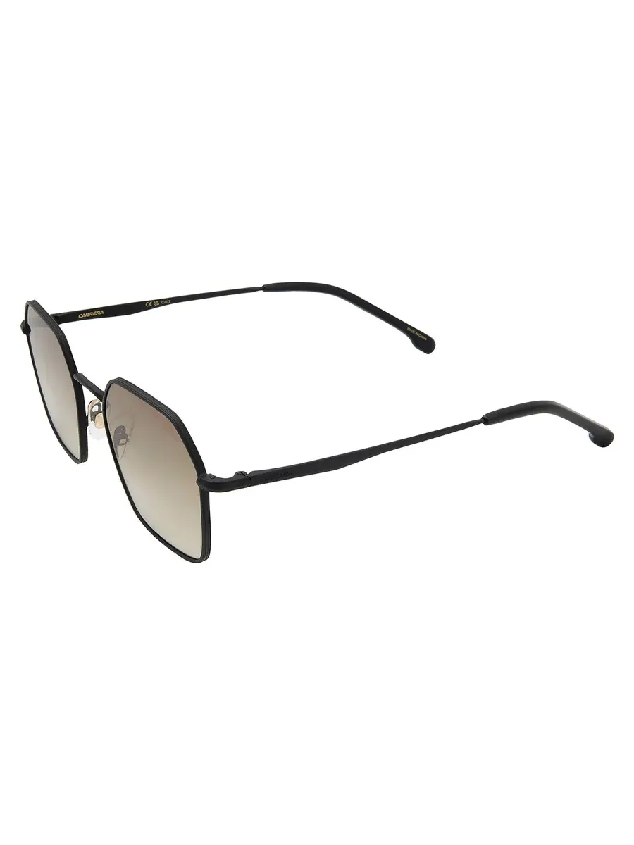 Мужские солнцезащитные очки Carrera Brown Gradient Geometric CARRERA 334/S 0003/86 53 — изображение 4 из 4, черный