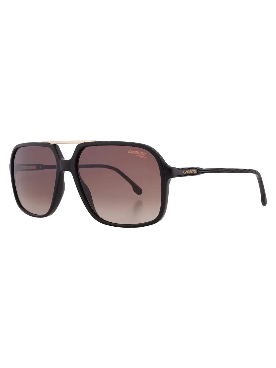 Солнцезащитные очки Carrera Brown Gradient Navigator унисекс CARRERA 229/S 0R60/HA 60 — изображение 2 из 4, черный/коричневый