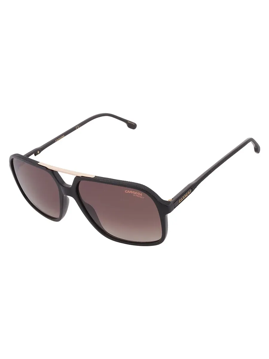 Солнцезащитные очки Carrera Brown Gradient Navigator унисекс CARRERA 229/S 0R60/HA 60 — изображение 3 из 4, черный/коричневый