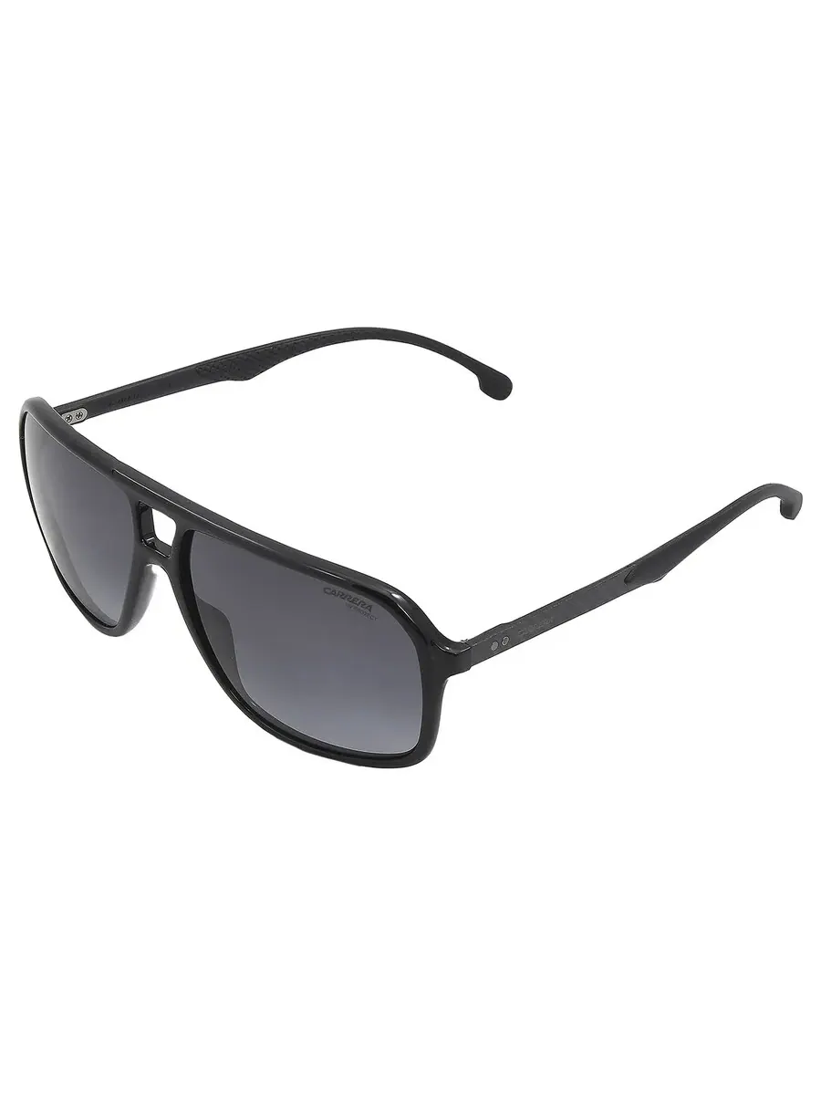 Мужские солнцезащитные очки Carrera Grey Shaded Navigator CARRERA 8035/S 0807/9O 61 — изображение 5 из 5, черный