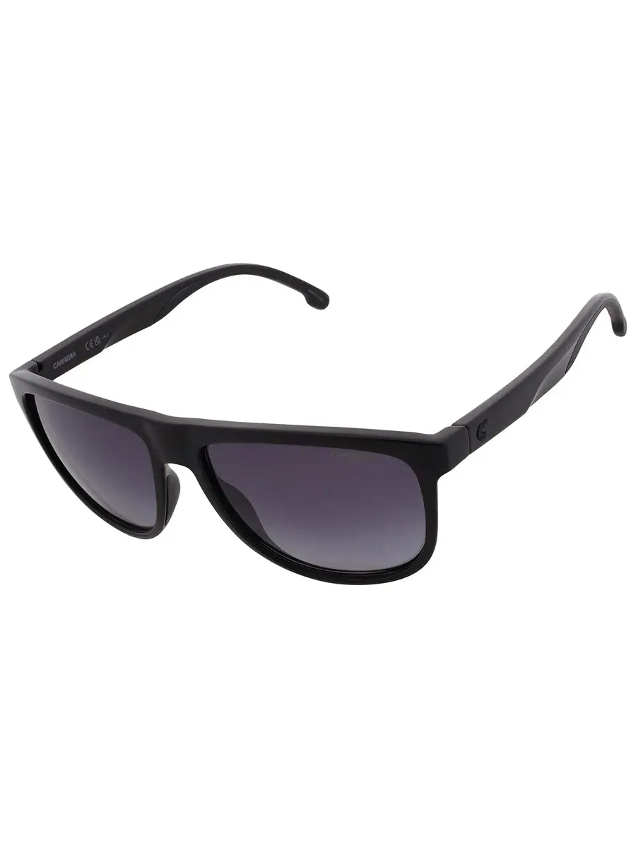 Мужские солнцезащитные очки Carrera Grey Shaded Browline CARRERA 8059/S 0807/9O 58 — изображение 3 из 4, черный
