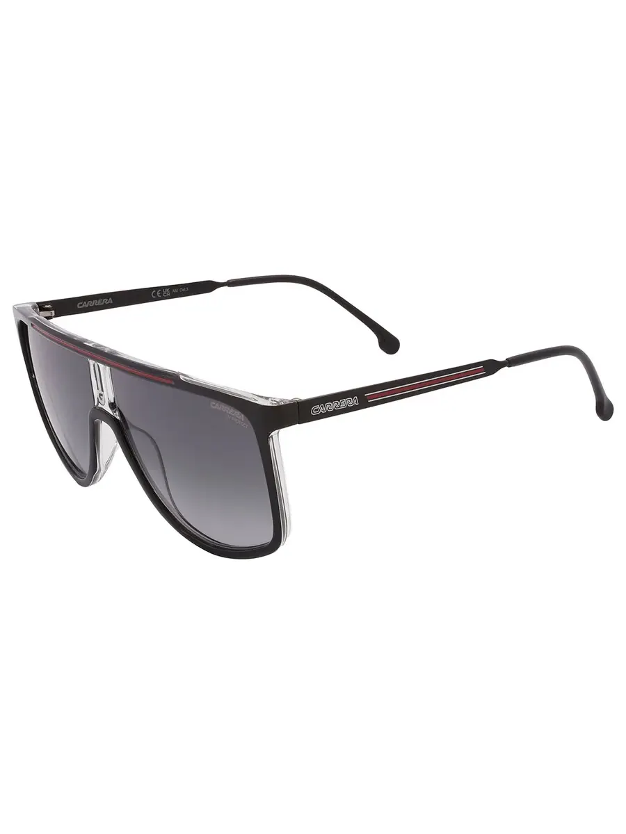 Солнечные очки пилот мужские Carrera Grey Shaded CARRERA 1056/S 0OIT/9O 61 — изображение 4 из 5, черный/красный