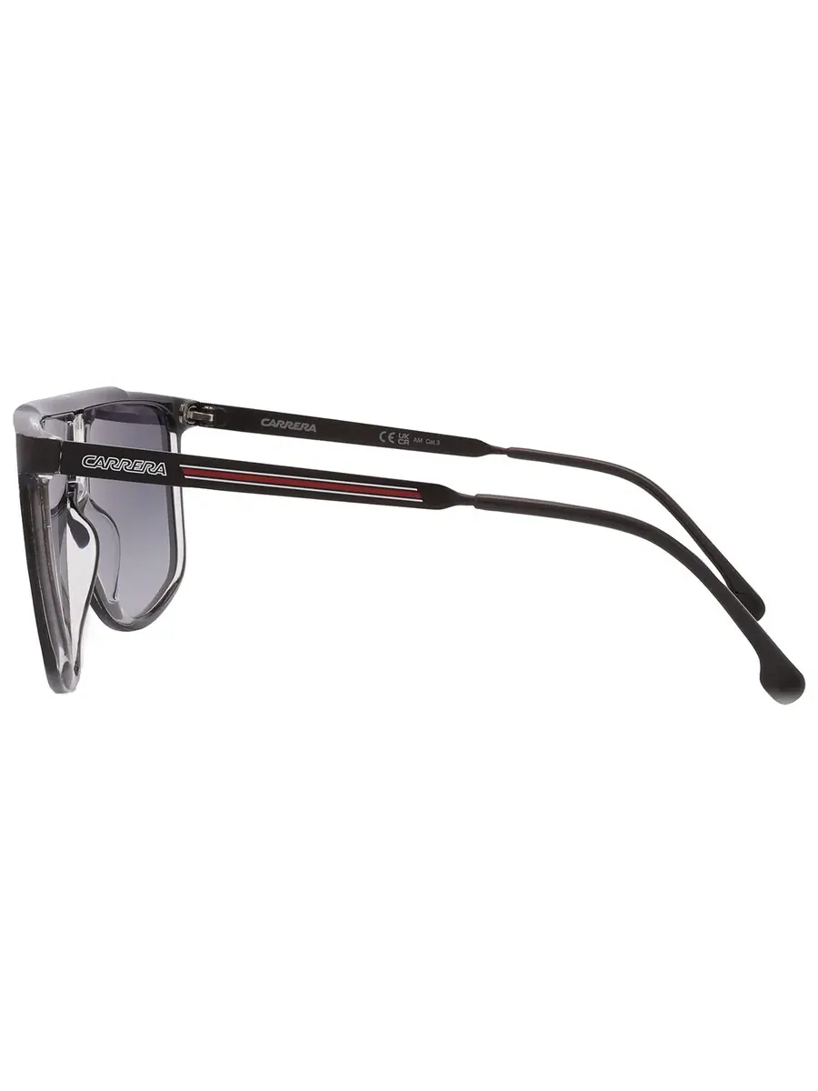 Солнечные очки пилот мужские Carrera Grey Shaded CARRERA 1056/S 0OIT/9O 61 — изображение 5 из 5, черный/красный
