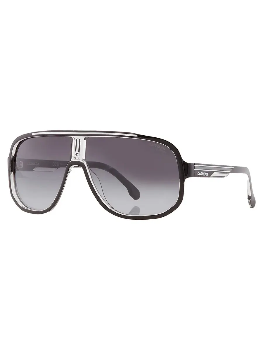 Солнцезащитные очки Carrera Grey Shaded Pilot для мужчин CARRERA 1058/S 080S/9O 63 — изображение 3 из 5, черный/белый
