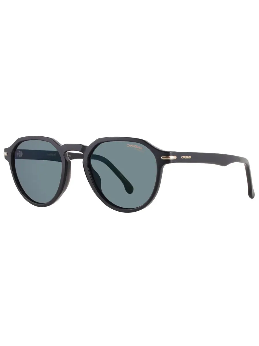 Солнцезащитные очки Carrera Polarized Green Grey Oval унисекс CARRERA 314/S 0807/Q3 50 — изображение 2 из 4, черный