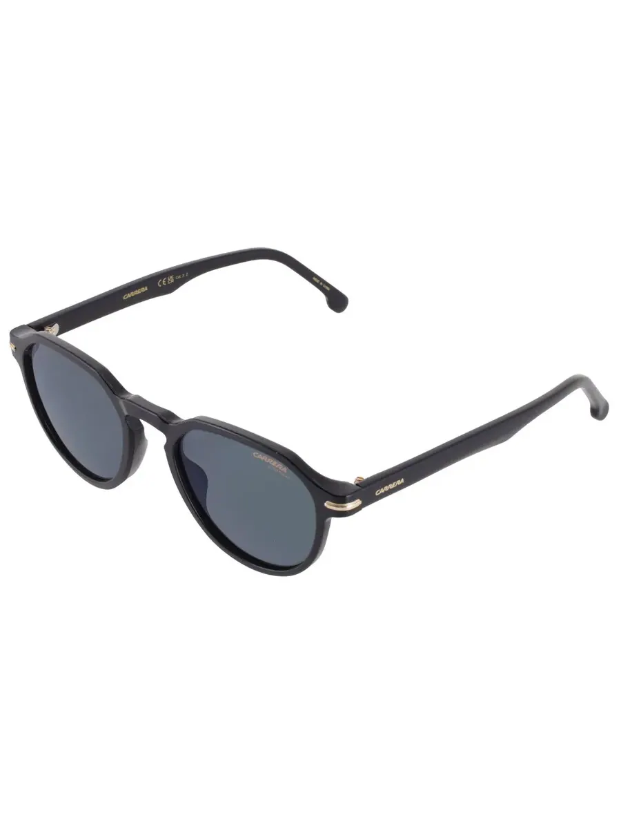 Солнцезащитные очки Carrera Polarized Green Grey Oval унисекс CARRERA 314/S 0807/Q3 50 — изображение 3 из 4, черный