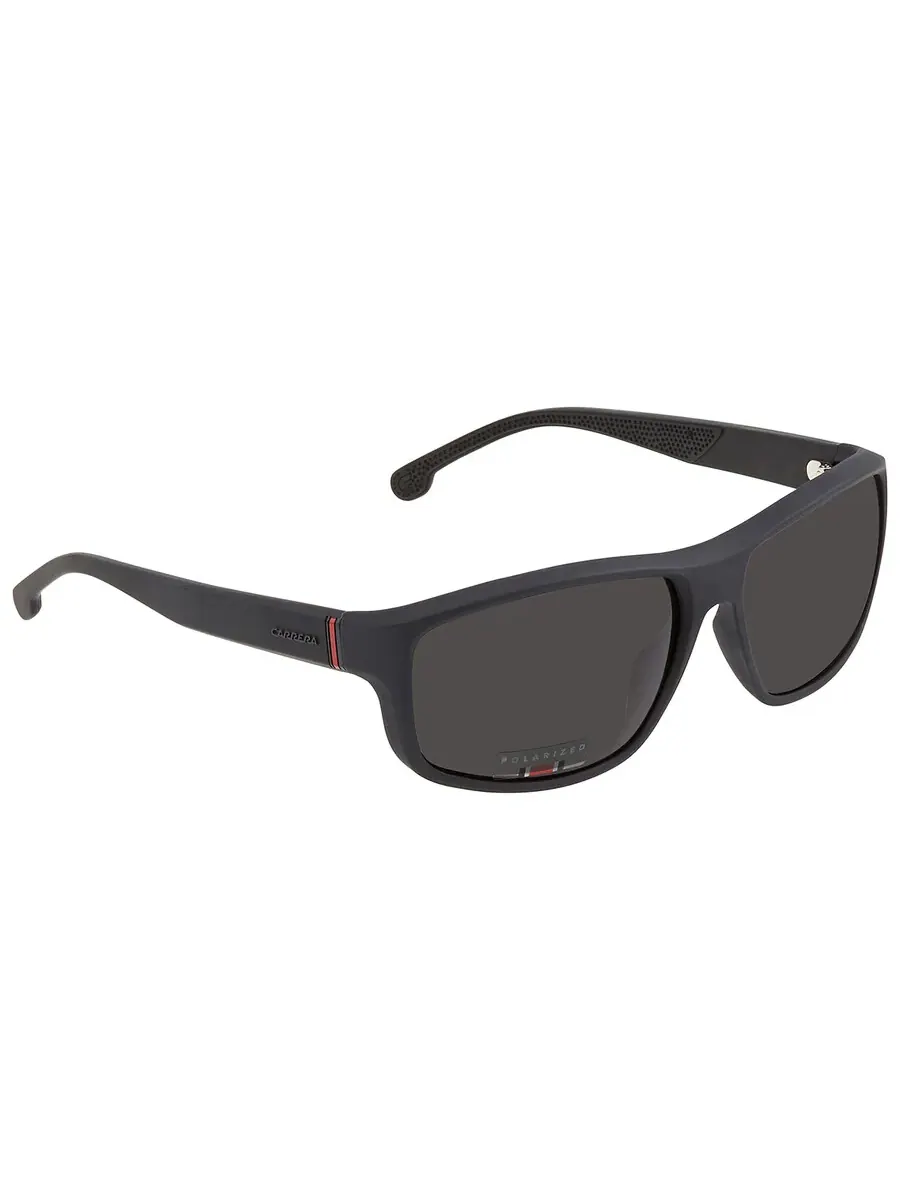 Солнцезащитные очки мужские Carrera поляризованные серые прямоугольные CARRERA 8038/S 0003/M9 61 — изображение 2 из 3, серый