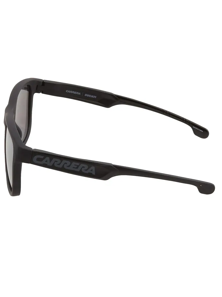 Мужские солнцезащитные очки Carrera Silver Mirror Square CARRERA DUCATI 003/S 008A/T4 57 — изображение 3 из 3, черный