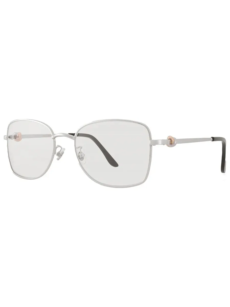 Женские очки Cartier Trinity Demo Cat Eye CT0223O 002 54 — изображение 2 из 4, серебряный