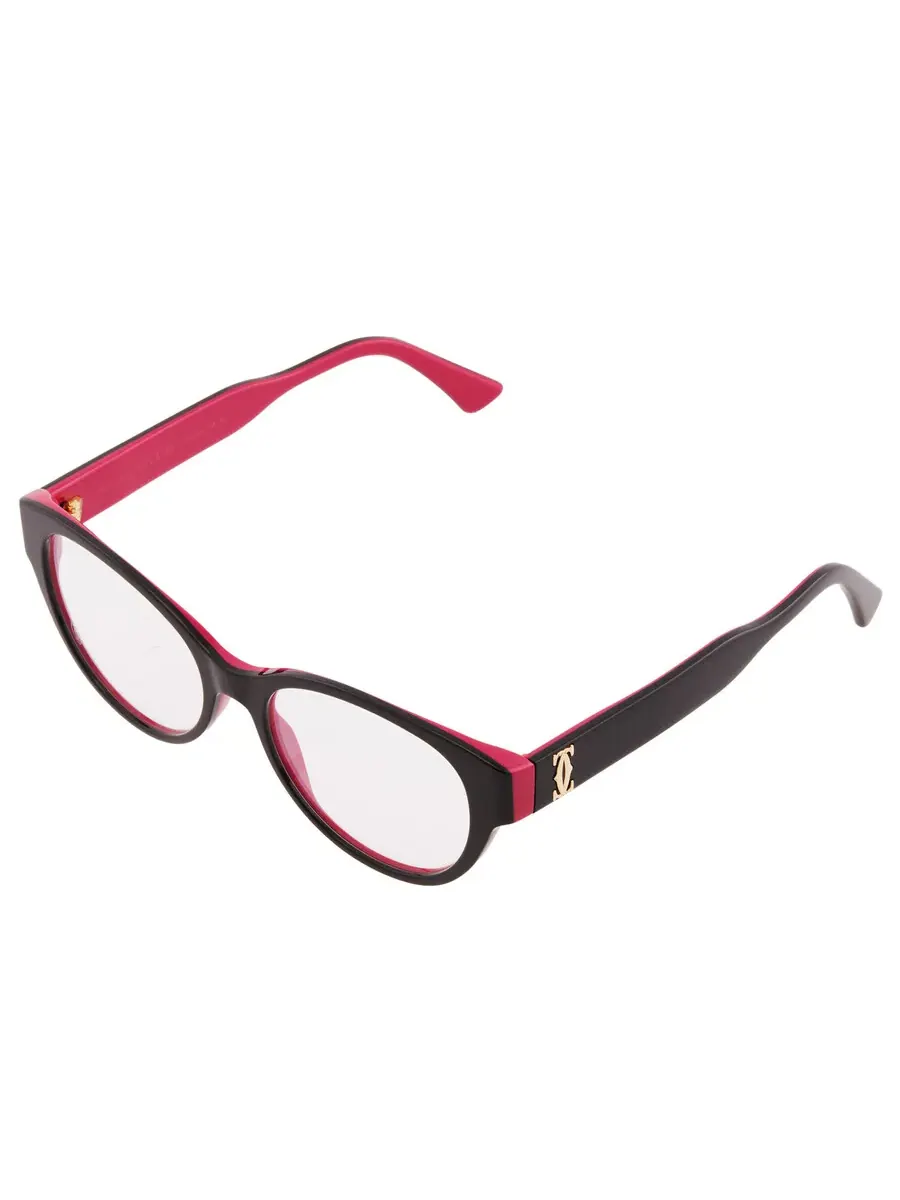 Очки для женщин Cartier Demo Cat Eye CT0315O 005 53 — изображение 3 из 4, черный