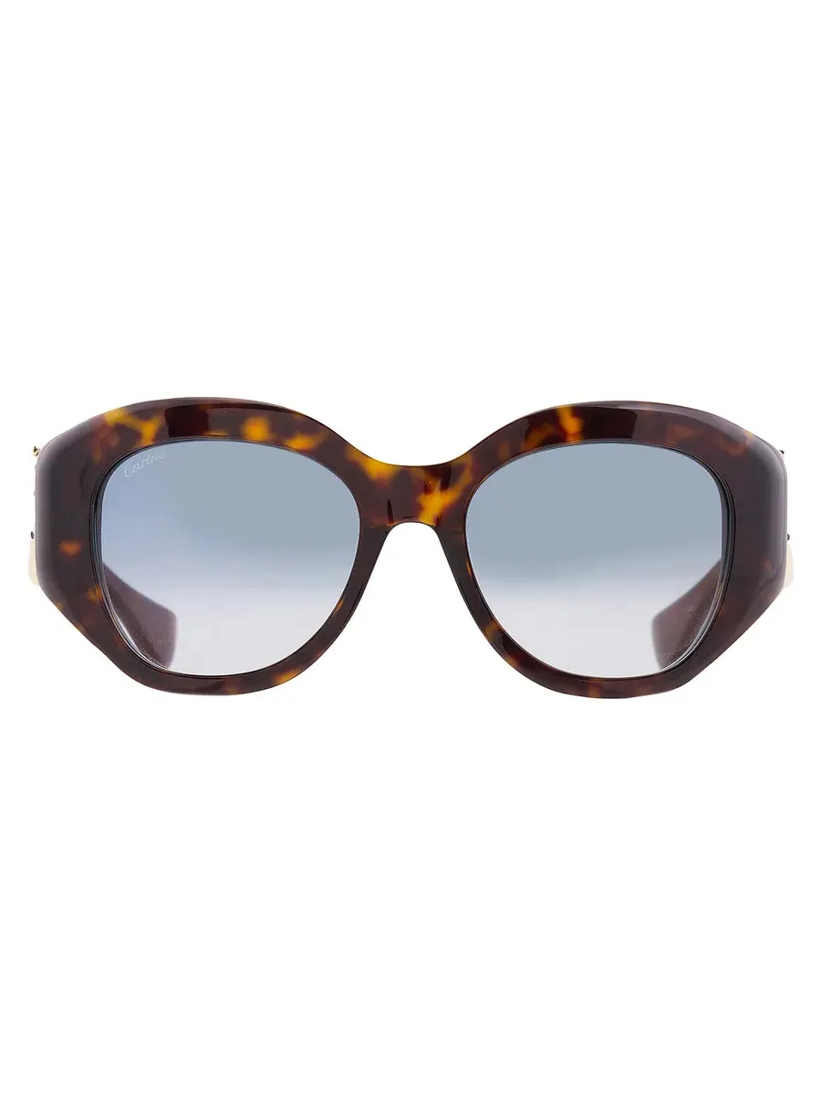 Солнцезащитные очки для женщин Cartier Panthere de Cartier Green Cat Eye CT0502S 002 53