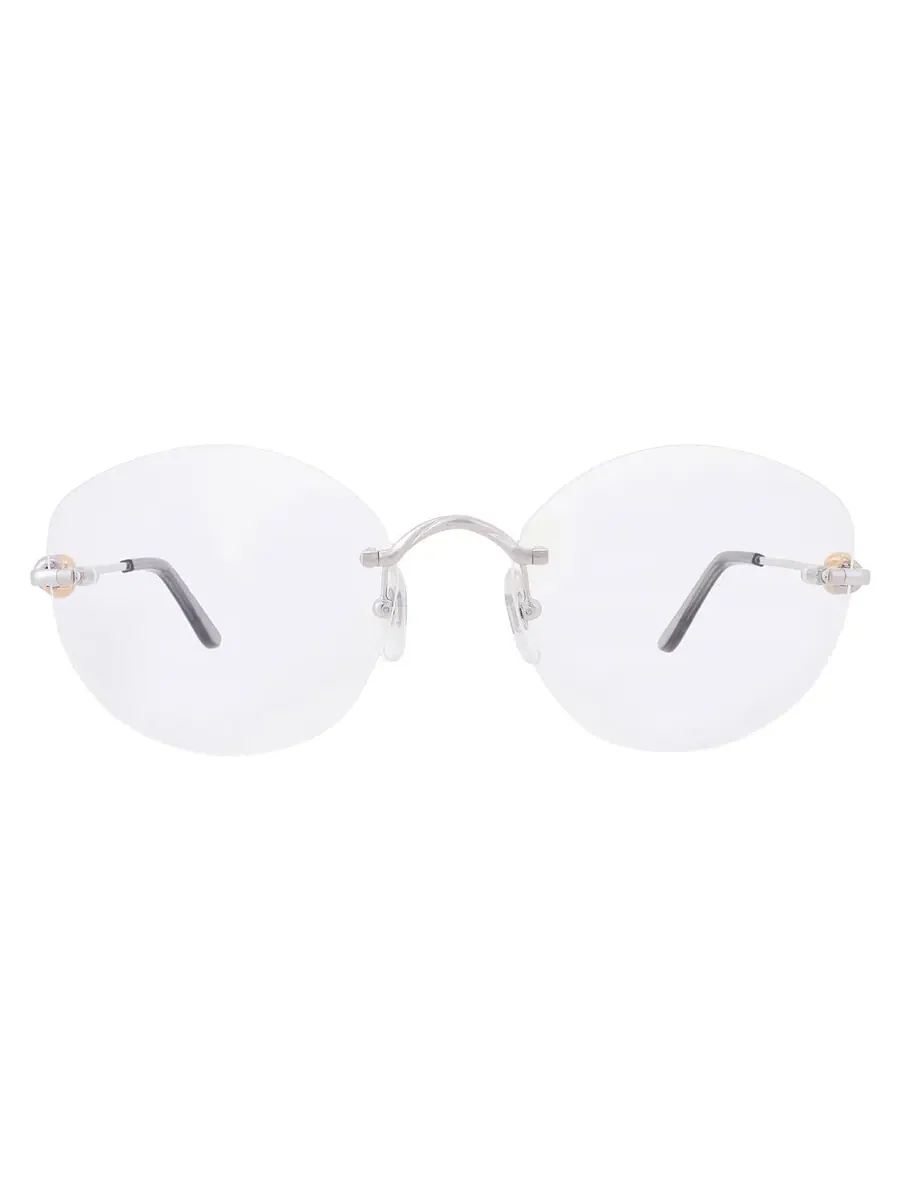 Очки для женщин Cartier Trinity Demo Oval CT0376O 002 56