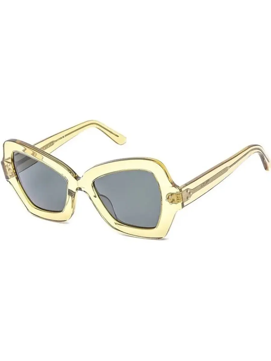 Женские солнцезащитные очки Celine Blue Butterfly CL40067I 47V 54 — коричневый