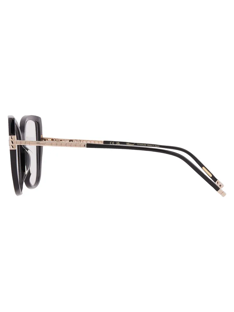 Женские очки Chopard Demo Butterfly VCH360M 0BLK 55 — изображение 4 из 4, черный