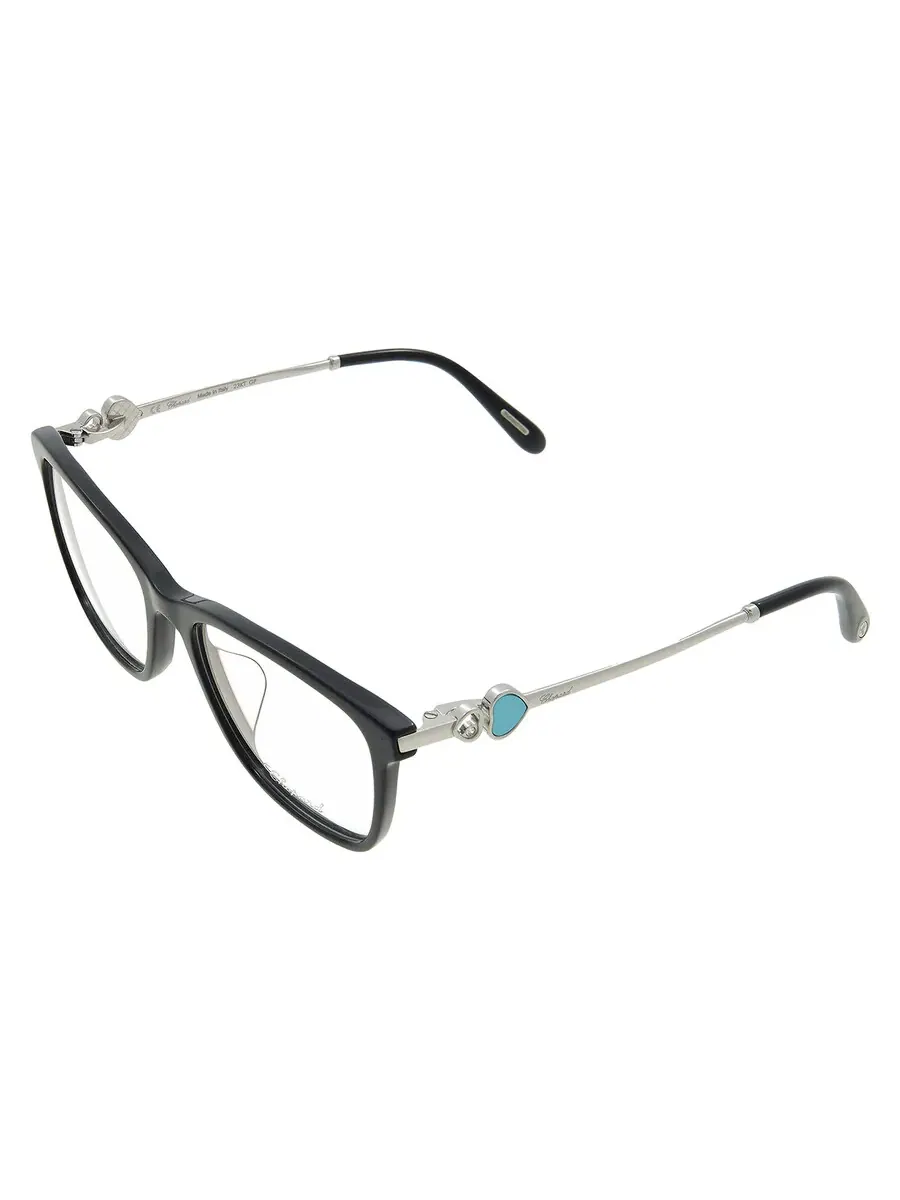 Женские очки Chopard Demo Cat Eye VCH320G 700Y 53, черный/серебристый — изображение 4 из 4