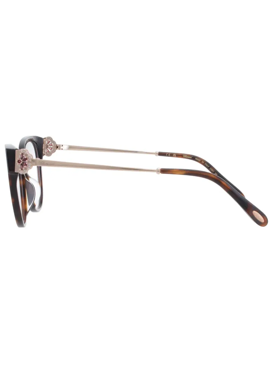 Женские очки Chopard Demo Cat Eye VCH325S 01AY 55 — изображение 4 из 4, хаки