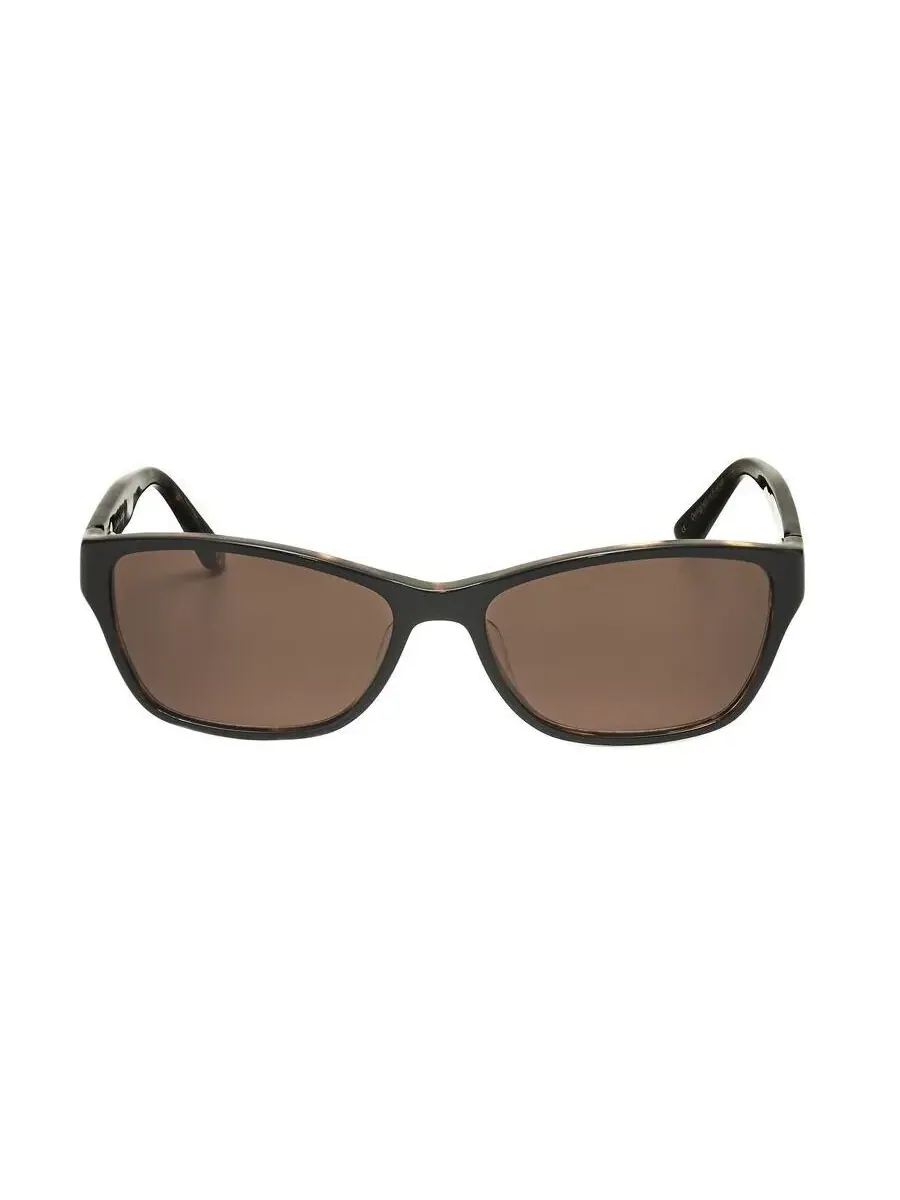 CHRISTIAN LACROIX Женские черные прямоугольные солнцезащитные очки CLS1015-001-3 — коричневый