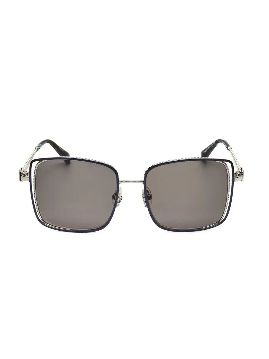 CHRISTIAN LACROIX Женские черные квадратные солнцезащитные очки CLS3071-139-2