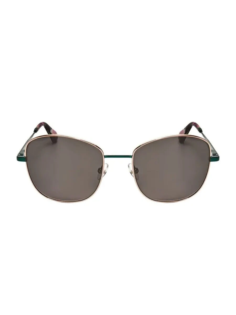 ЖЕНСКИЕ СОЛНЦЕЗАЩИТНЫЕ ОЧКИ CHRISTIAN LACROIX ЗОЛОТИСТОГО ЦВЕТА КВАДРАТНЫЕ CLS3081-400-2