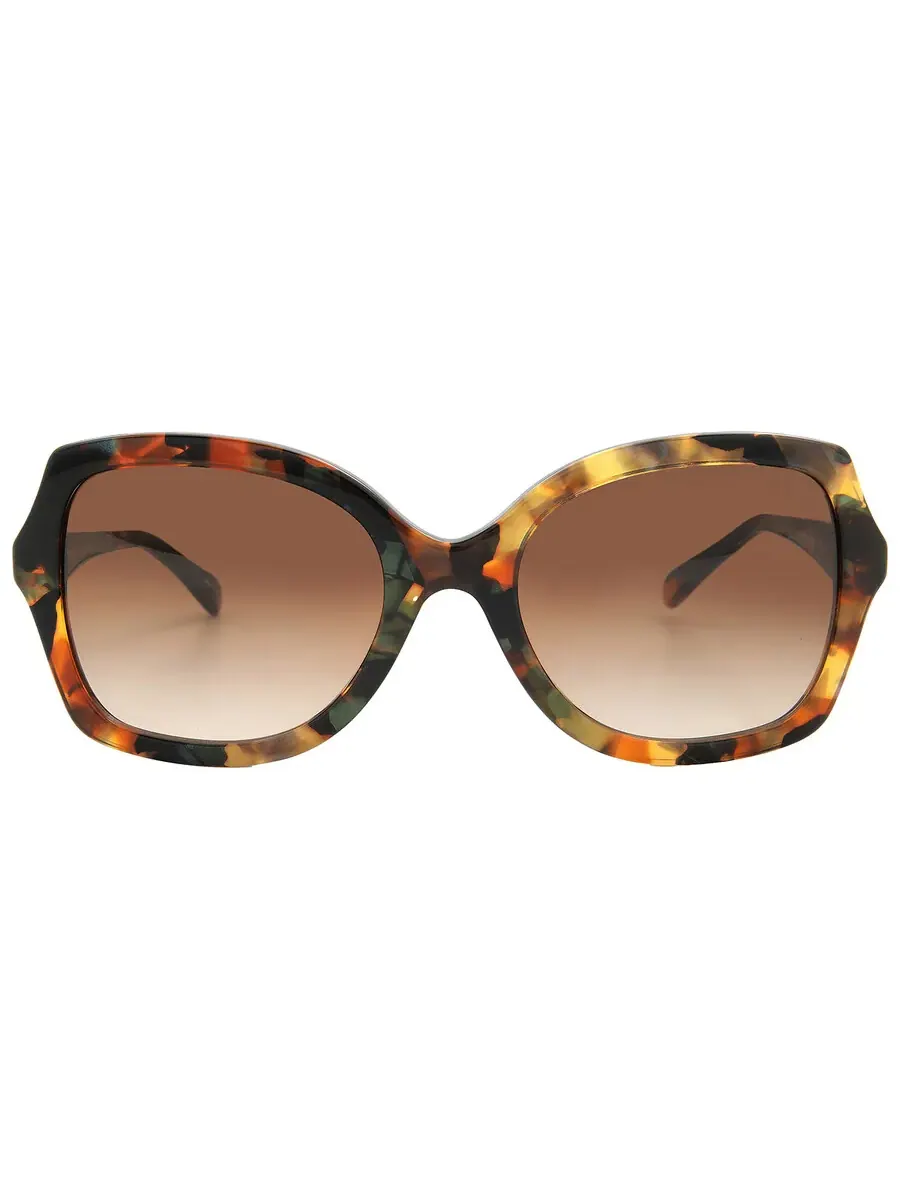 Женские солнцезащитные очки Coach Brown Gradient Butterfly HC8410U 584474 56
