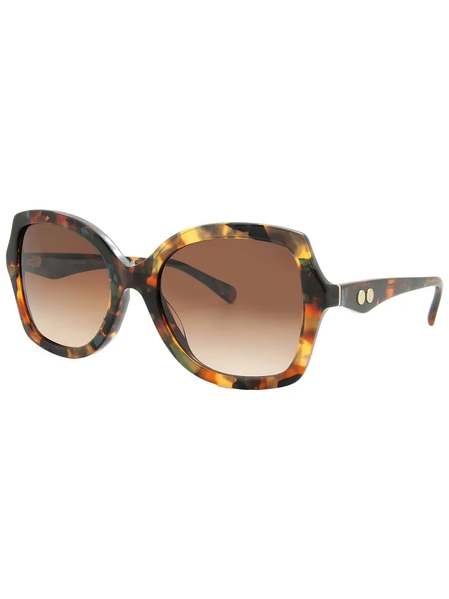 Женские солнцезащитные очки Coach Brown Gradient Butterfly HC8410U 584474 56 — изображение 3 из 5, хавана