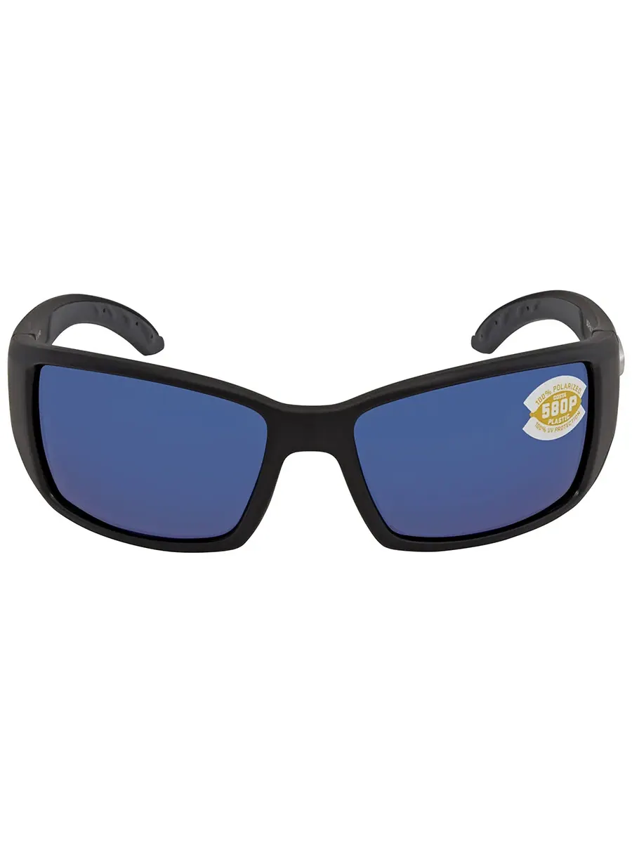 Солнцезащитные очки для мужчин Costa Del Mar BLACKFIN Blue Mirror Polarized Polycarbonate BL 11 OBMP 62 — синий