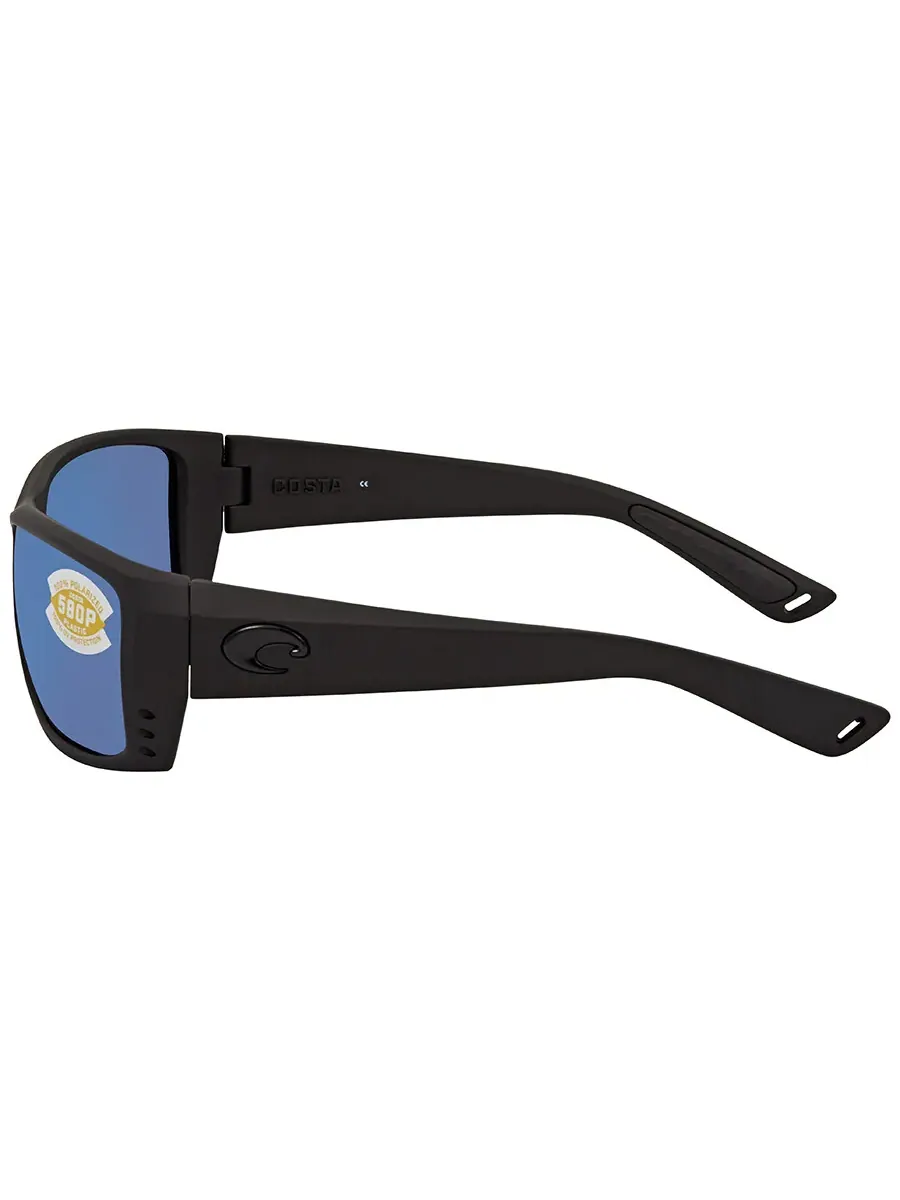 Мужские поляризованные солнцезащитные очки Costa Del Mar CAT CAY Blue Mirror из поликарбоната AT 01 OBMP 61, синий