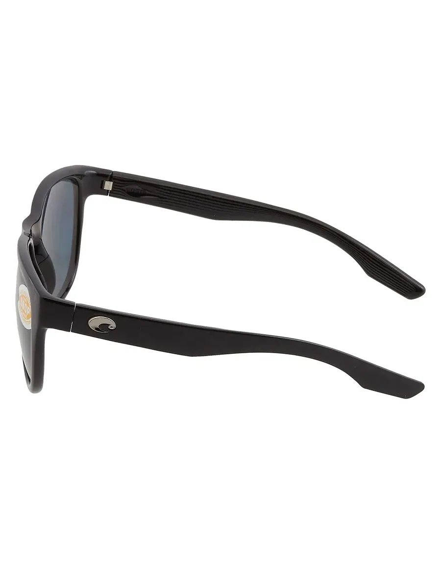 Солнцезащитные очки унисекс Costa Del Mar Irie Gray Polarized Polycarbonate 580P Aviator 6S9082 908203 55, черный