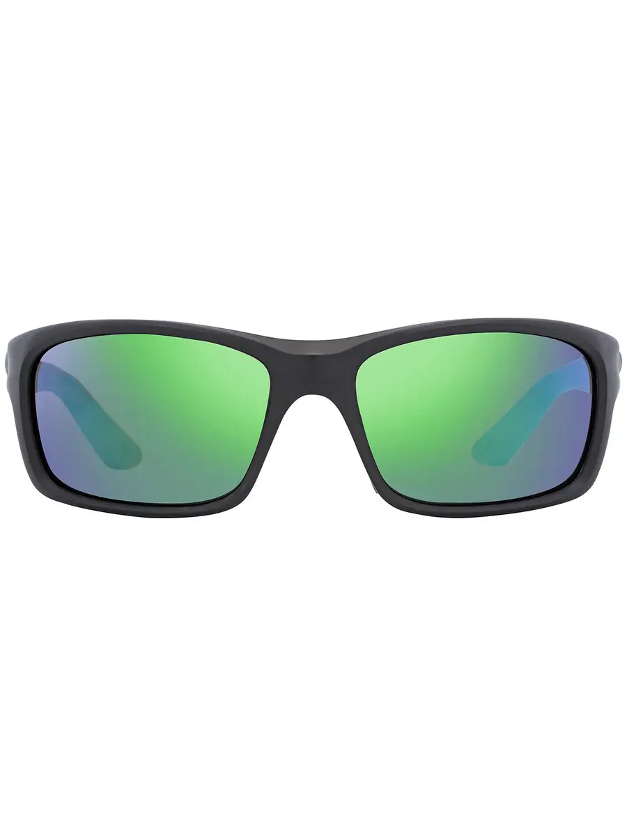 Солнцезащитные очки мужские Costa Del Mar Jose Pro Green Mirror с поляризованными стеклами 6S9106 910602 62 — черный