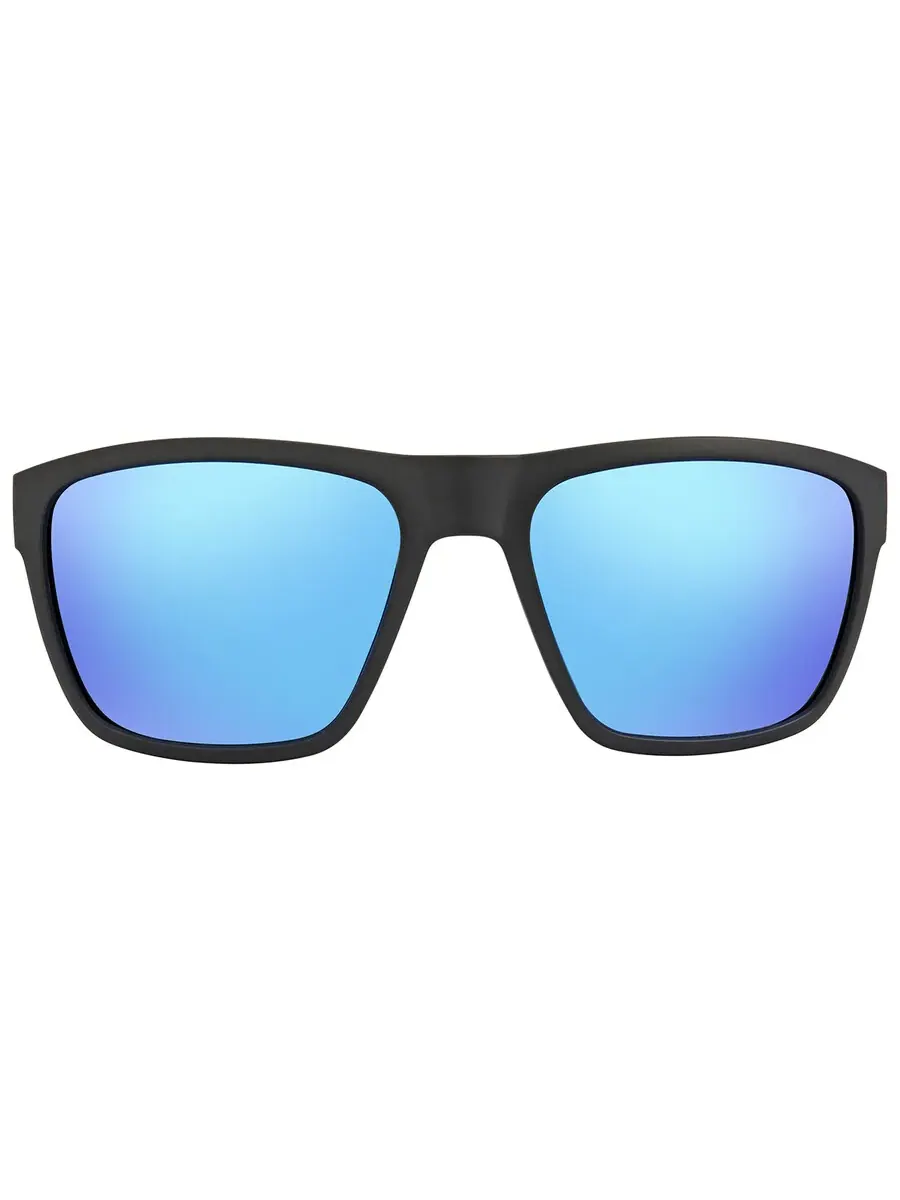 Солнечные очки Costa Del Mar Paunch XL Blue Mirror Polarized Glass Square для мужчин 6S9050 905001 59 — черный