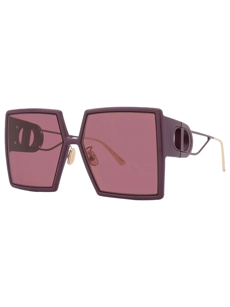 Солнцезащитные очки для женщин Dior 30MONTAIGNE SU Burgundy Square CD40030U 60D0 58 — изображение 3 из 5, красный